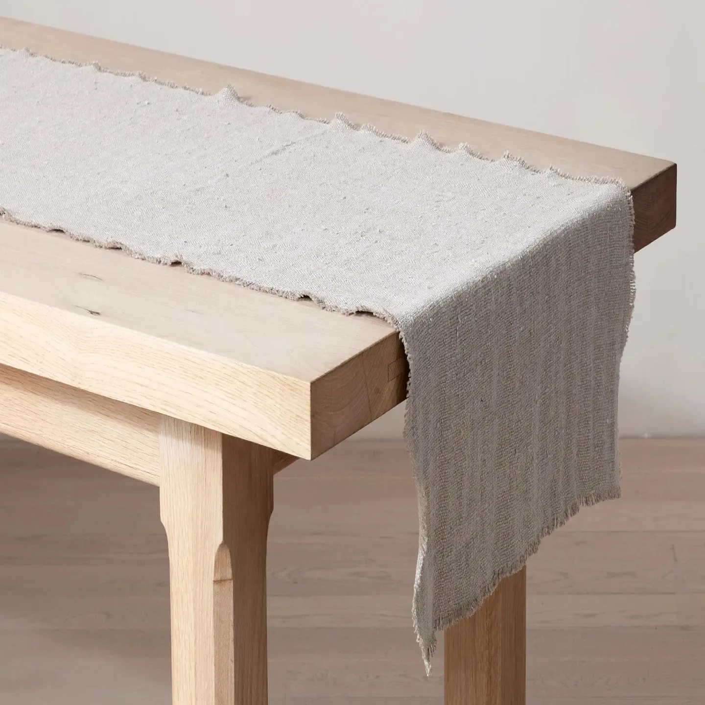 Editorial illustration of Washed Linen Table Runner